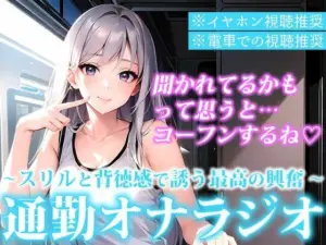 電車でエロ音声を聞くあなたにSっ気のあるお姉さんがいじわるしながら喘ぎ声を聴かせてくれる通勤オナラジオ