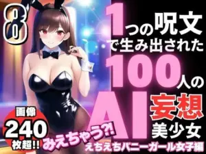 1つの呪文で生み出された100人のAI妄想美少女-8