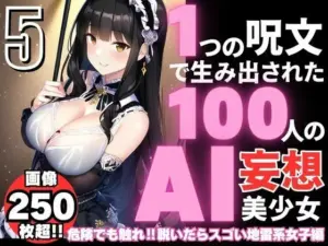 1つの呪文で生み出された100人のAI妄想美少女-5