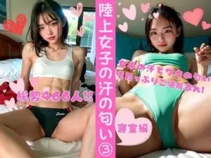 陸上女子の汗の匂い3 ー寝室編（総勢466名）