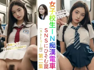 女子校生IN痴姦電車SNSにひそむ罠（ストーリー付）第二集