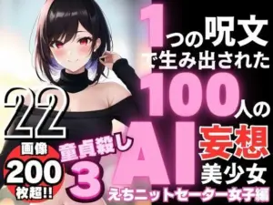 1つの呪文で生み出された100人のAI妄想美少女-22